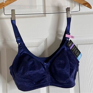 Bali Blue Full-Coverage Bra with Adjustable Straps. 38D